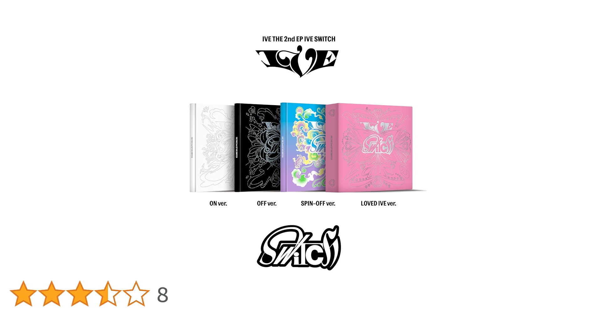 IVE アイヴ SWITCH 2ND EP ALBUM 4種類　セット　4形態 Amazon.co.jp: アイブ IVE - IVE SWITCH 2nd EP アルバム [韓国